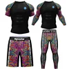 Rashguard men's Boxing MMA T-shirt+Pant Set Compression Top Fightwear Combat Kickboxing Training Sportsuit Bjj Muay Thai Jerseys
