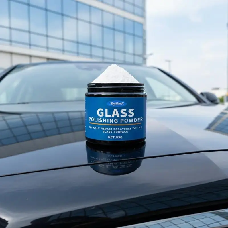 유리 연마 파우더 전문 자동차 앞 유리 제거제 유리 연마 제거제 수리 자동차 관리 액세서리