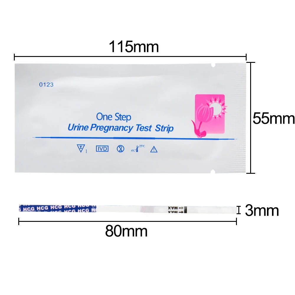 Fast Early Pregnancy Test Strips for Women 99% Accuracy HCG Testing Kits Urine Measuring Expecting a baby LH Tests Ovulation pregnancy test pregnancy test strips