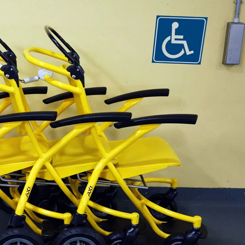 2PC 3in Disabled Sign Disability Mobility Parking Car Sticker PVC Decal for Auto Home Hospital Public Areas equipment 5