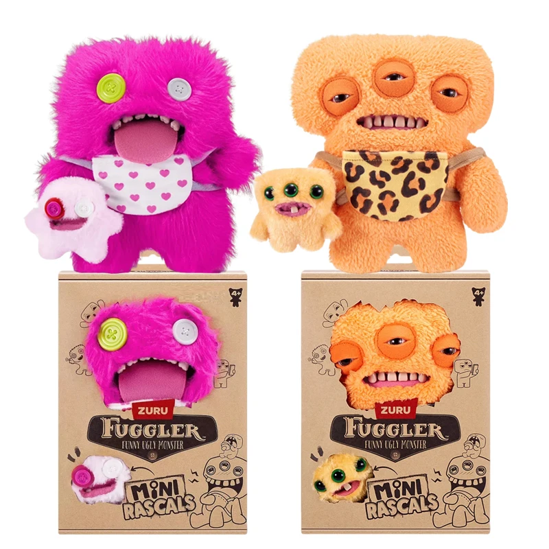 ファグラー面白い醜い歯のモンスターぬいぐるみミニラスカルズベビー