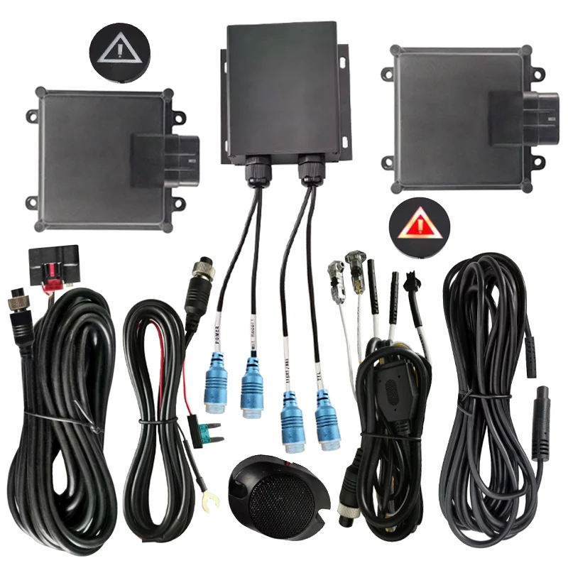 12V 24V 트레일러 지게차 AI 시스템 후방 감지 키트 사각지대 백업 카메라 모니터