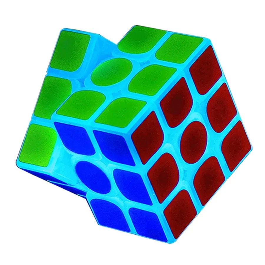 ZCUBE 蛍光マジックキューブ 1x2x2 2x2 3x3 4x4 5x5 夜に光るプロの
