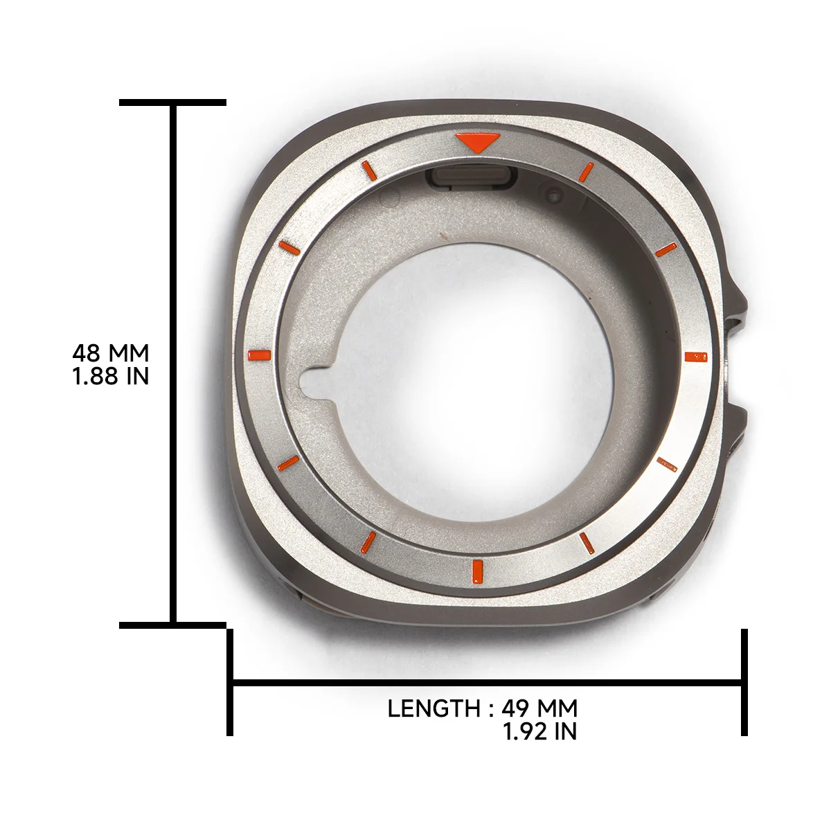 Premium Metal Protective Case | Durable Alloy Hard Cover for Smartwatch | 47mm Bumper Accessory