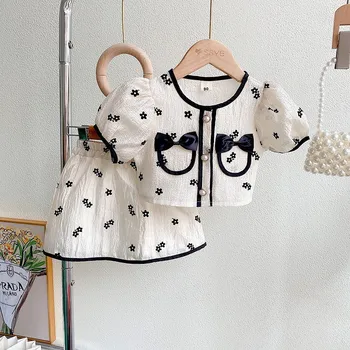 Girls Floral Skirt Set 1