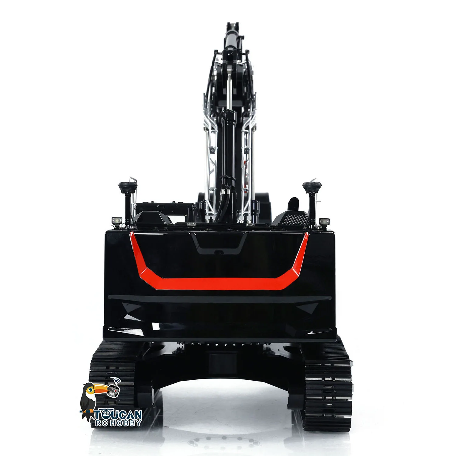 TOUCAN DIY LESU 1/14 LR945 3-Section Arm Metal Hydraulic RC Excavator Radio Control Diggers Light Motor Truck Cars Vehicle 5