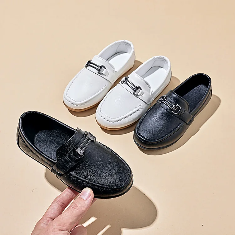 Lederschuhe für Kinder, Freizeitschuhe für Jungen und Mädchen, Weichsohlige Schuhe, Lederschuhe für Mädchen – Detail 25