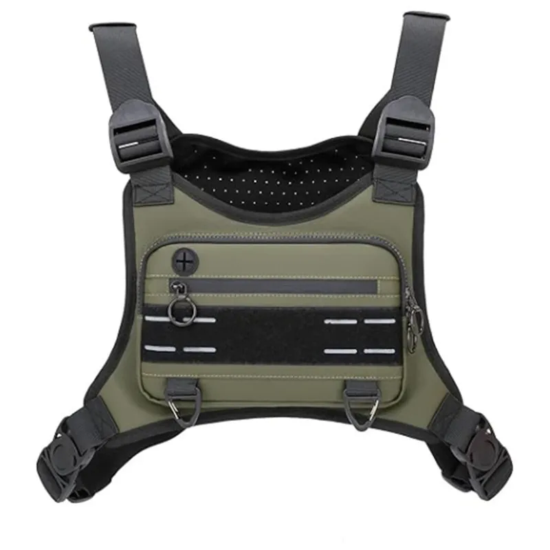 Sports Chest Bag Lightweight Waterproof Tactical Molle Hiking Camping Vest Bag Outdoor Hiking Travel Multifunctional Storage Bag image 19