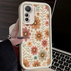 Sunflower Flower Full Screen Protective Case for POCO F6 Pro (1)