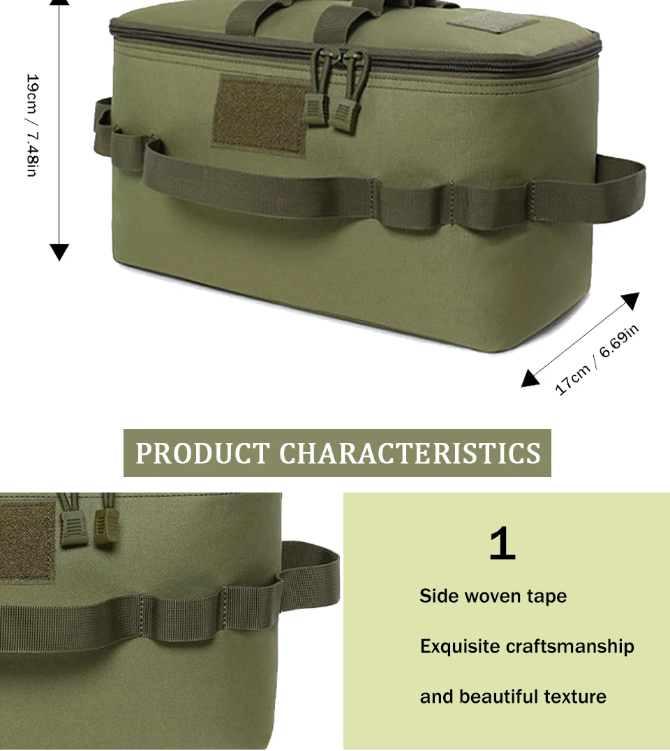 Description Picture 4 of itemFunctional Portable Folding Outdoor Camping, Picnicking, Self Driving, Cooking, Tableware Storage, Handbag