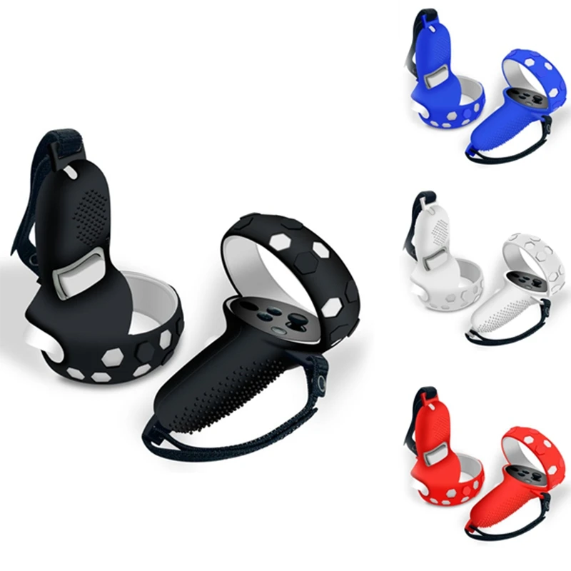

VR Handle Silicone Protective Cover For Oculus Quest 2 Controller Grips Strap For Oculus Quest 2 VR Accesories