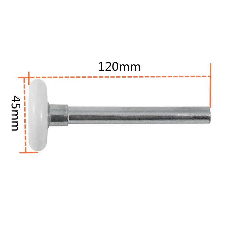 4pcs Heavy Duty Nylon Garage Door Roller Wheel Ball Sealed Bearing 120mm 2 inch Nylon & Steel Wheels, 10 Ball-Bearings