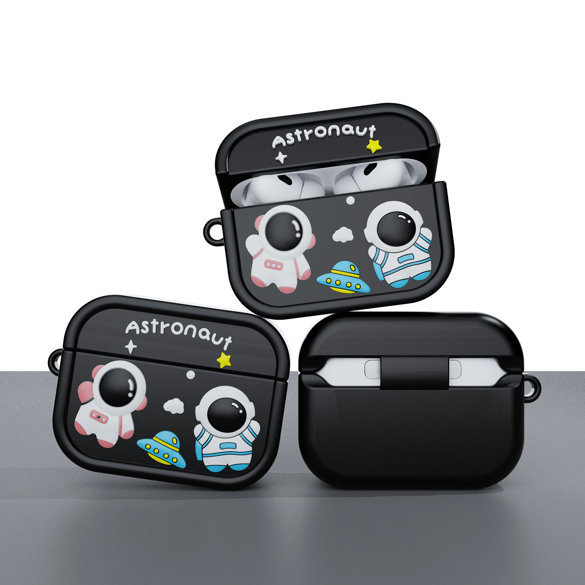 Astronaut Space Moon Earphone Soft Case for Apple Airpods