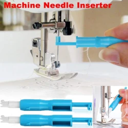 1Pcs Sewing Machine Needle Inserter Threader Stitch Insertion Tool Automatic Threader Quick Sewing Threader Needle Changer Hold