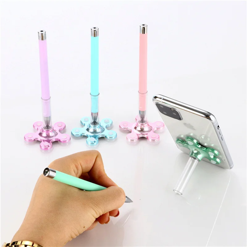 200Pcs Kreative Sucker Handy Ständer Halter Stift Schreibtisch Stift Einfache Büro Multi-funktionale Stift Für Party kinder geburtstag – Detail 7