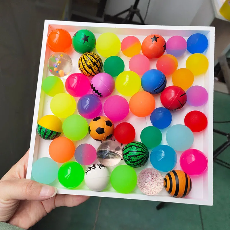 10/20PCS Elastic Ball Children's Indoor and Outdoor Fun Toys Elastic Ball Rubber Elastic Ball Jumping Ball Rubber Solid Ball 5