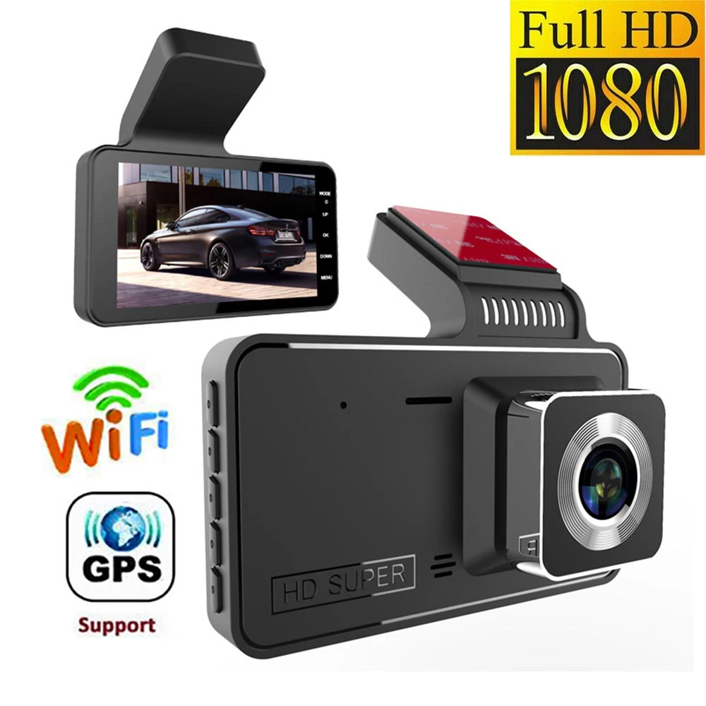 

Car DVR Dash Cam WiFi 4.0 Full HD 1080P Rear View Car Camera Video Recorder Auto DVR Dashcam Black Box GPS Track Car Accessories