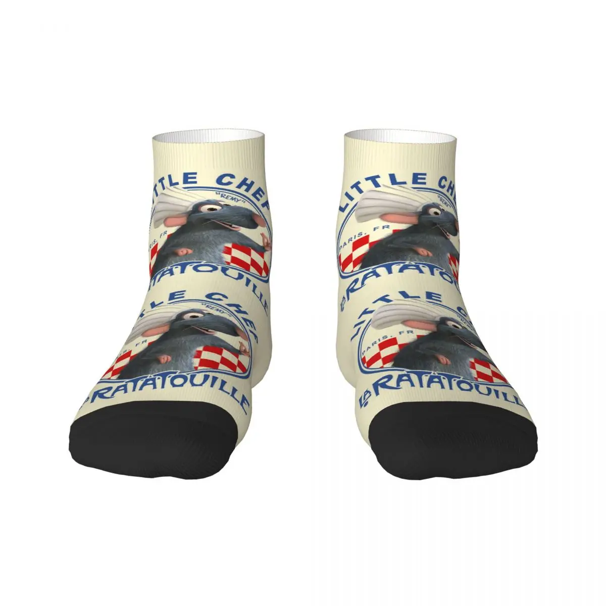 Funny Ratatouille Little Chef Remy Socks Uomo Donna Warm 3D Printed Sports Football Socks