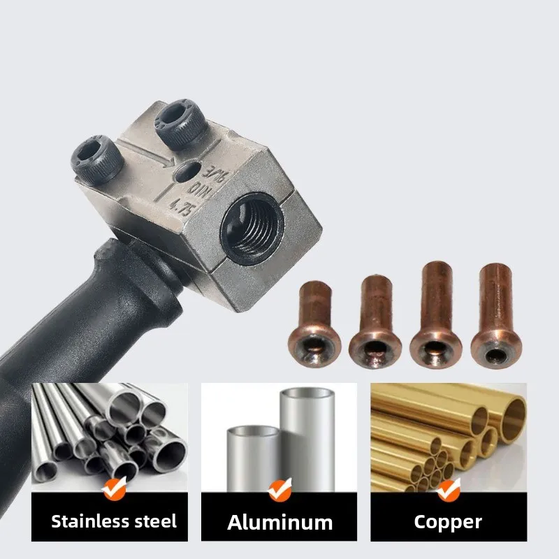 Professional Brake Line Flaring Tool Kit 45Degree Double Single Bubble Flare for 3/16 1/4 5/16 3/8 Inch Tubing Automotive Repair