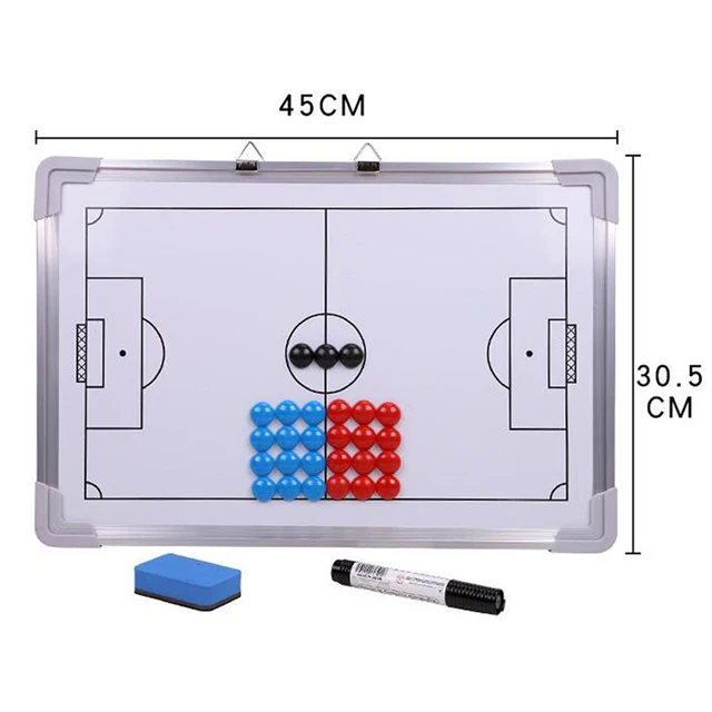 Aluminium Magnetic Plate for Soccer Strategy Football Judge Board 6