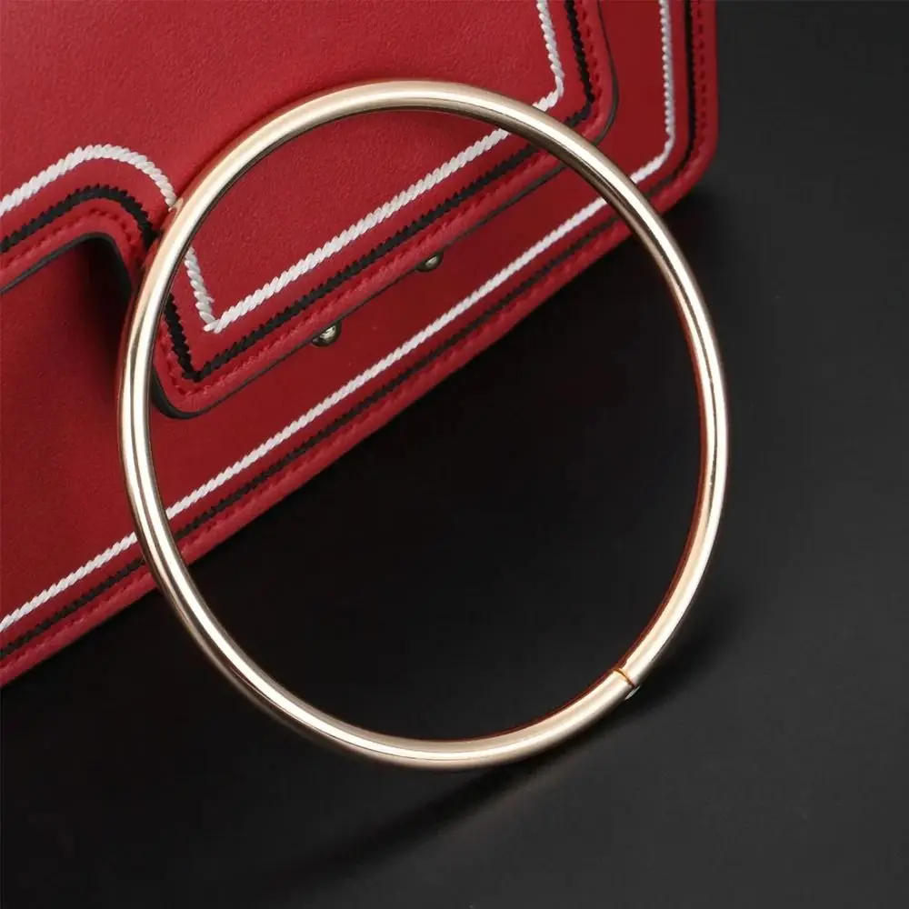 2Pcs 110mm O Bag Handle Metal Strap Handbag Luggage DIY Fashion Bag Hardware Accessories Purse Sewing Frame Decoration Clasp