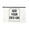 Stylish Personalized Cosmetic Bag Zipper Custom Design Add Your Name Company Logo Cosmetic Bag Organizer Wallet Pencil Bag Gift 6