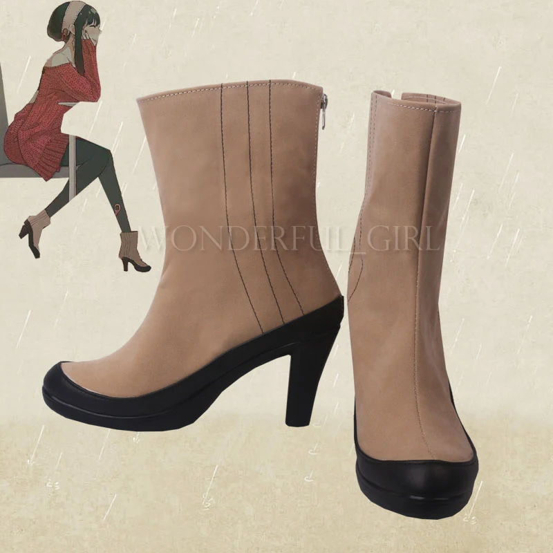 Neue Anime Spy Family Yor Forger Cosplay Schuhe Killer Assassin Briar High Heels 3