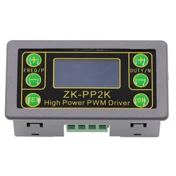 Enhanced PWM Frequency & Duty Cycle Adjustable Module with LCD Display (ZK - PP2K)