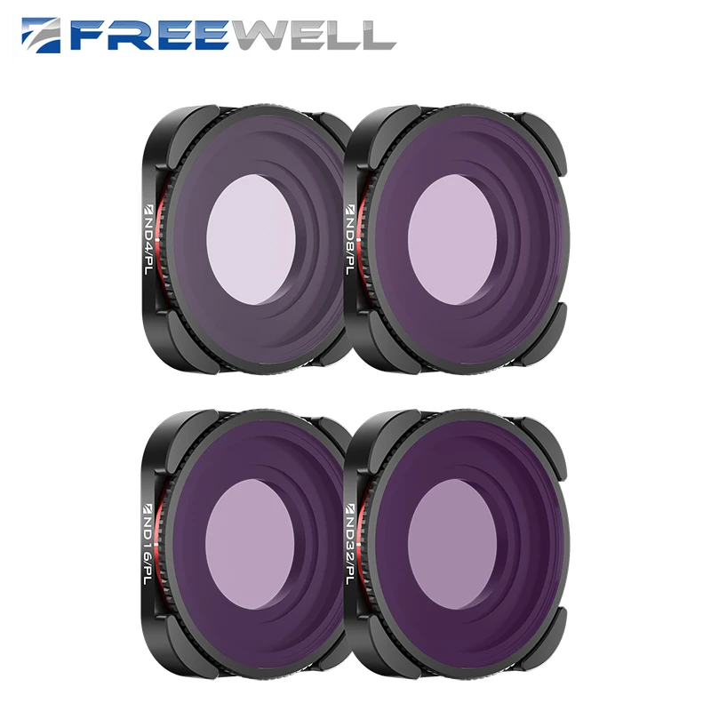 Bright Day Filter Set for GoPro Hero 13 Black 4 Pack ND4/PL ND8/PL ND16/PL ND32/