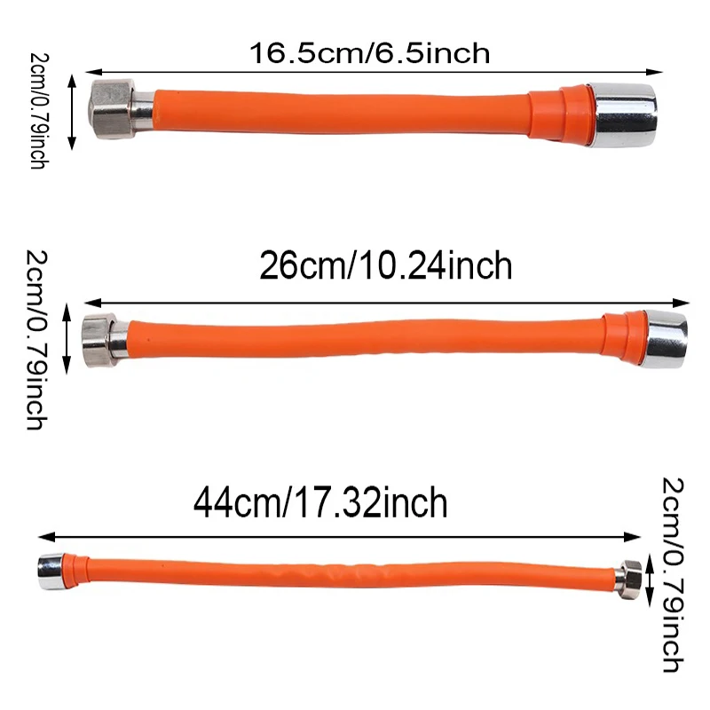 Faucet Extension Extender Bathroom Adjust Free Bending Splashproof Universal 360 Degree Extension Tube Adapter For Kitchen Sink 6