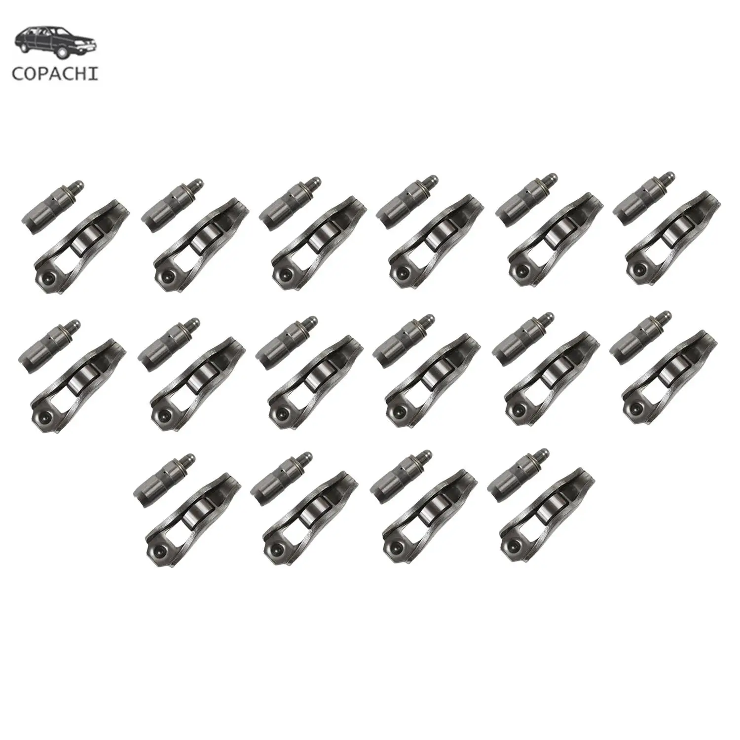 16pc Lifter&Rocker Arm 53020742AB 53020742AC 53021077 for Jeep Grand Cherokee WJ 4.7L 1999-2004 EEP/WJ/099A Car Accessories Part