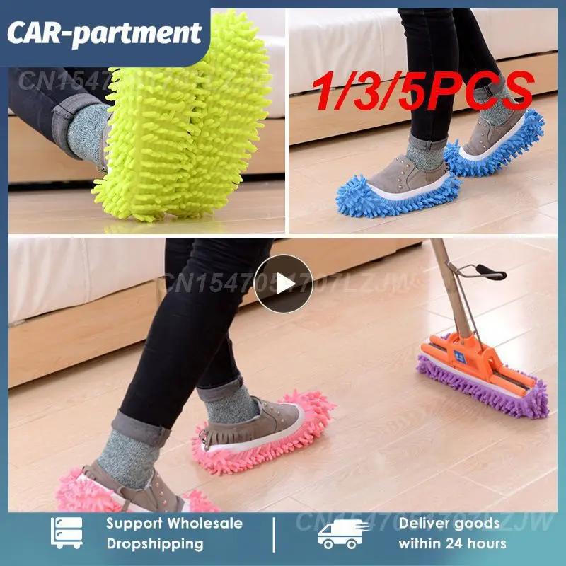 

1/3/5PCS Car Wash Glove Chenille Microfiber Coralline Thickened Duster Double Sided Cleaning Glove Cleaning Duster Car Wash
