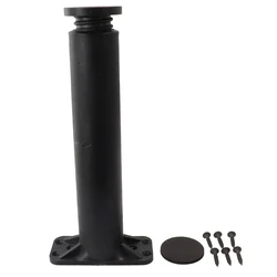 Telescopic Adjustable Furniture Support Leg with High-Strength Plastic and Steel Construction (20-37CM)
