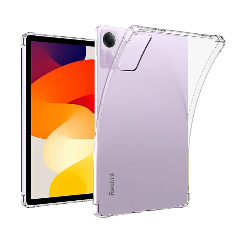 

For Xiaomi Redmi Pad SE 11 Case 2023 Soft Transparent TPU Tablet Airbags Cover for Xiaomi Redmi Pad SE 11 inch Shockproof Funda