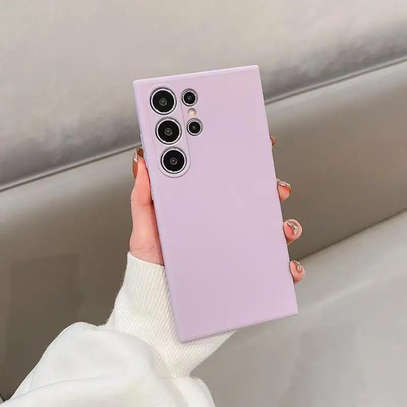 Luxury Matte Silicone Shockproof Phone Case - Elegant and Durable Back Cover