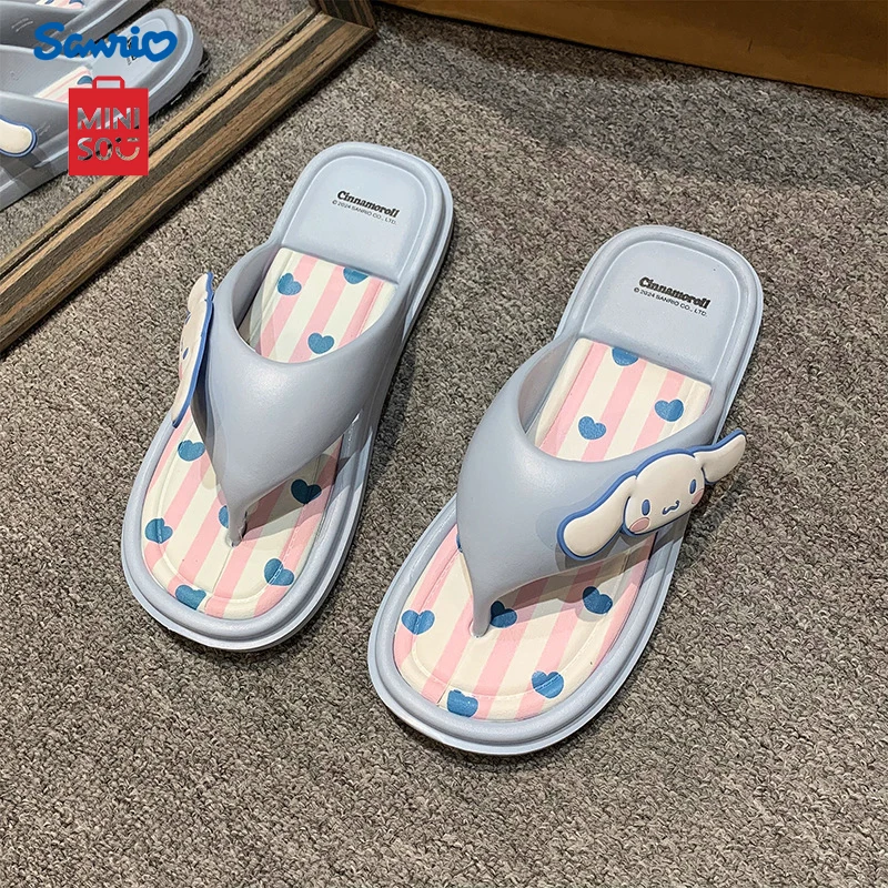 

Непромокаемые Нескользящие домашние тапочки MINISO My Melody с 3D рисунком, Hello Kitty