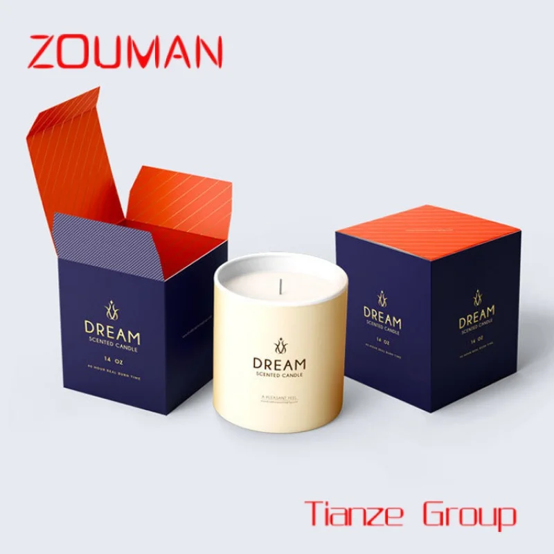 Квадратная складная коробка с логотипом под заказ