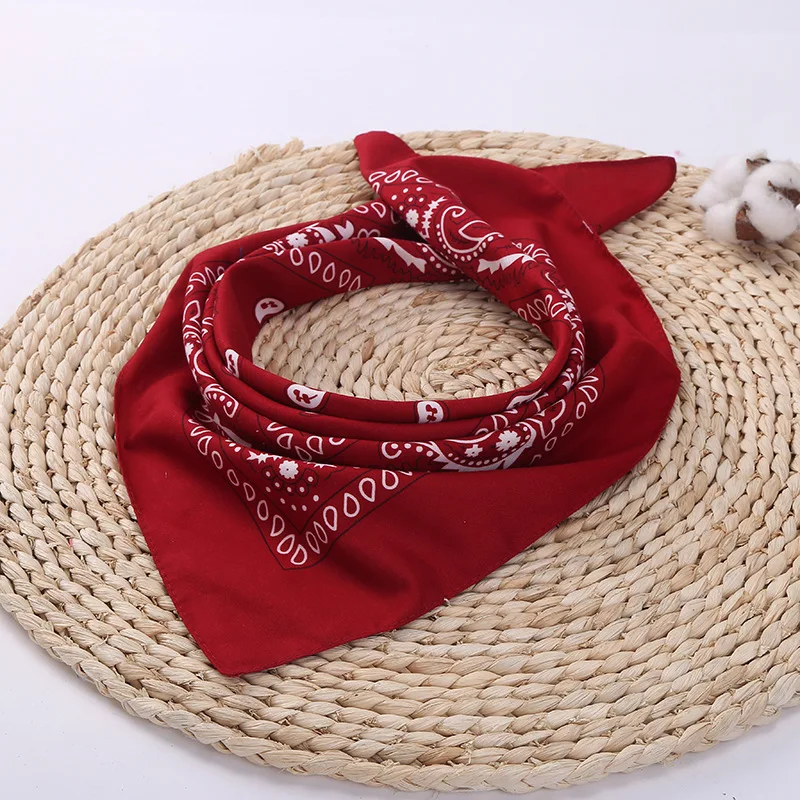 Bandana Men Women Hip Hop Printed Outdoor Headbands Band Wrist Wraps amoeba Scarves Christmas gift cotton headscarf women scarves