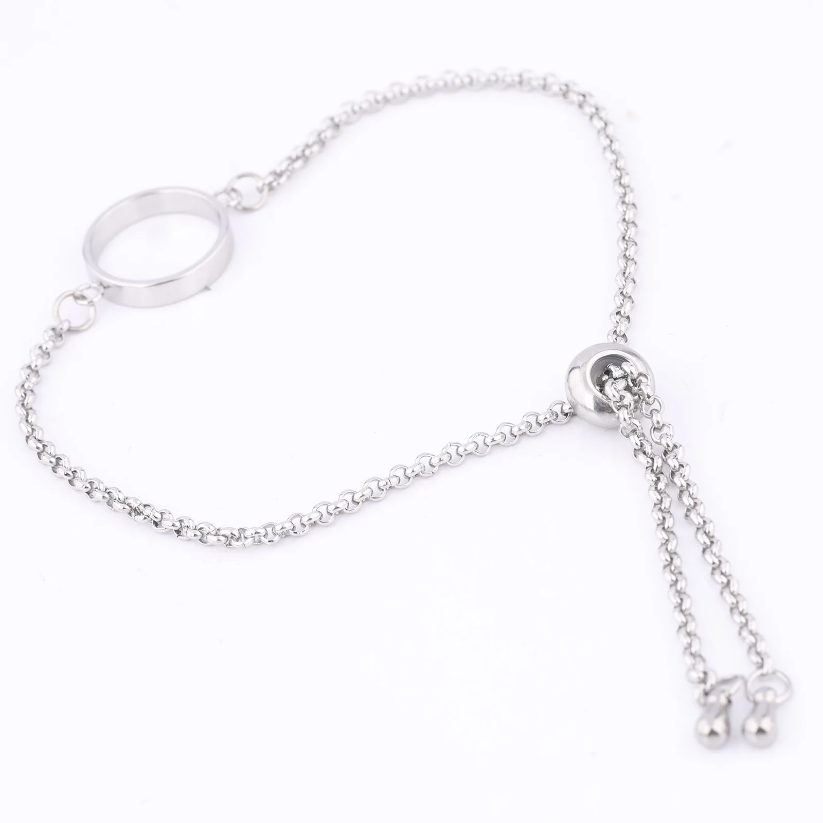 Set of 5 Stainless Steel Open Bezel Connector Frames for Resin Jewelry Crafting