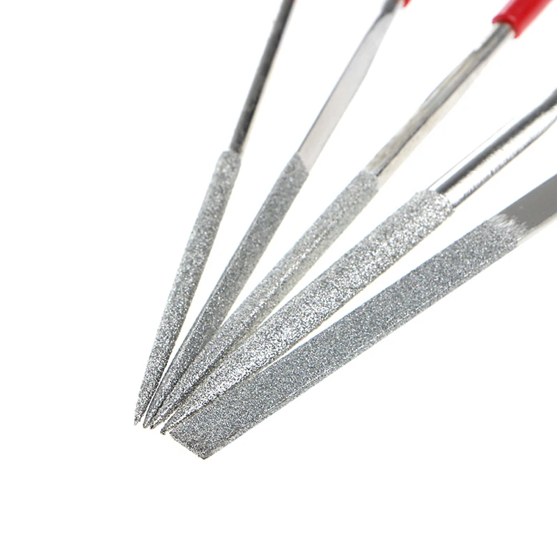 

New 5Pcs Needle Files Kit Carving Jewelry Diamond Glass Stone Wood Craft Tool Drop Shipping