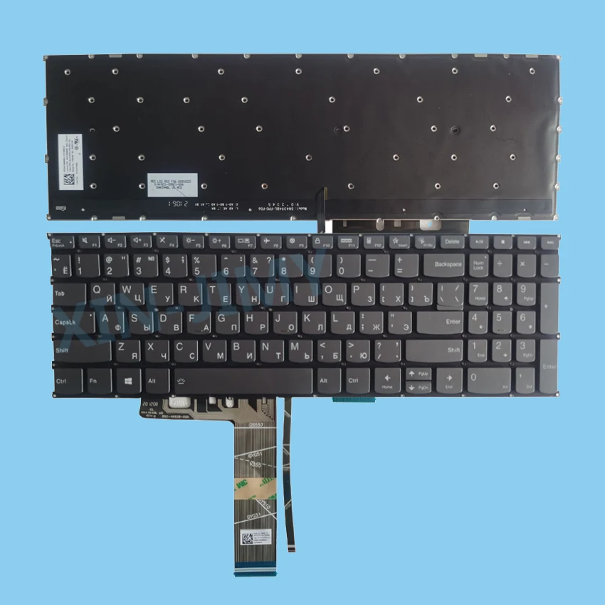 Xin Tastiera Russa Per Lenovo Ideapad 3 15Itl6 15Alc05 5 15Iil05 15Are05 5-15Iil05 5-15Are05 5-15Itl05 5-15Alc05 Retroilluminato Ru