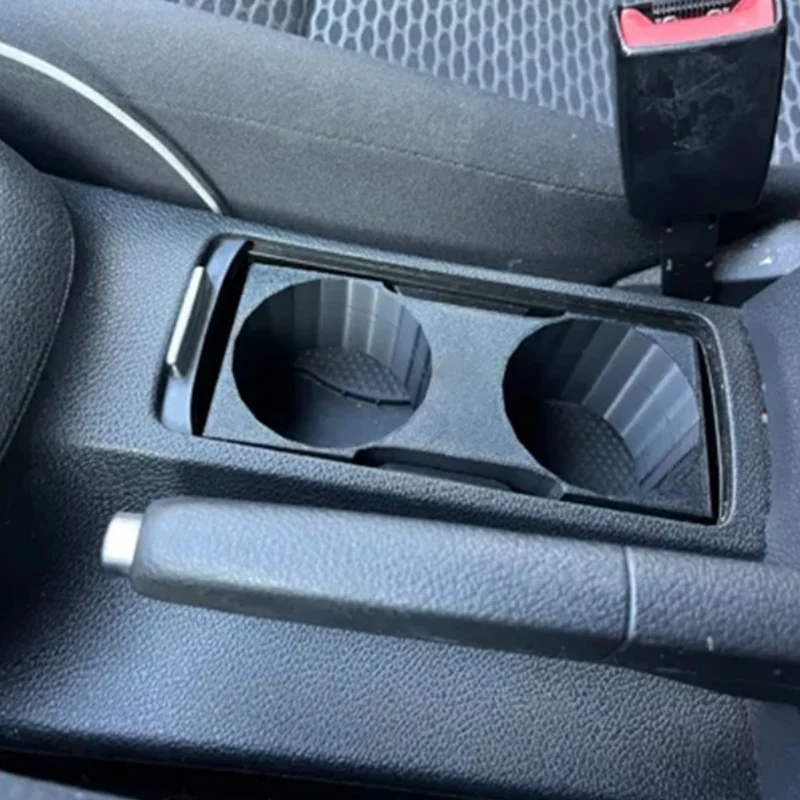 폭스바겐 골프 5 & 6 차량용 컵홀더, 블랙 플라스틱 캔/병 마운트 홀더 (0.25L, 0.5L 용), 자동차 내부 액세서리