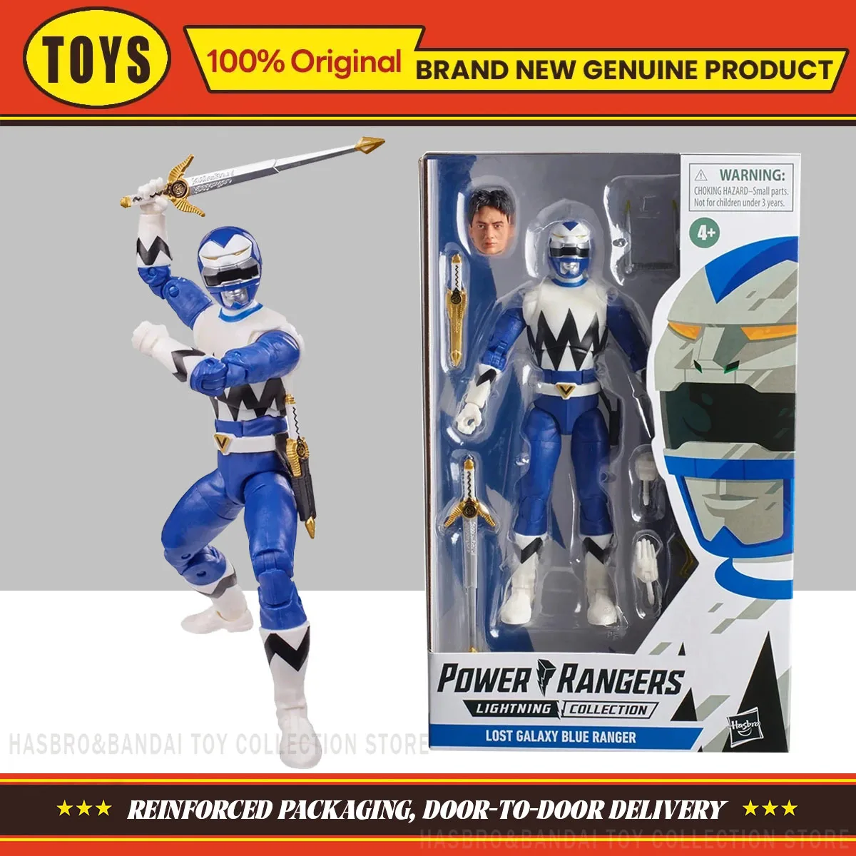 En stock: Figura de acción de 6 pulgadas de Hasbro Toys Power Rangers ...