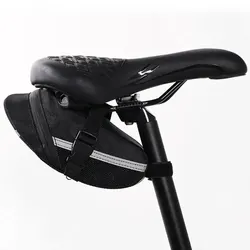 Versatile Quick-Release Bicycle Saddle Bag (Black)