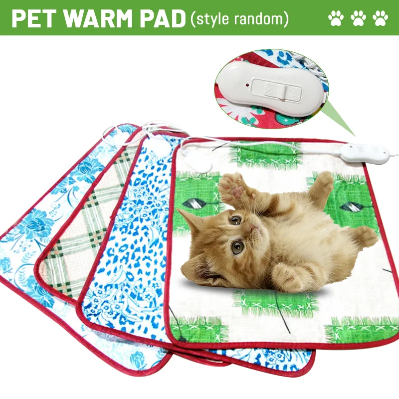 Pet Blanket Dog Bed Pet Bed Mat Automatic Pet Heating Pad Electric Blanket Body Warmer Heated Mat for Dog Cat