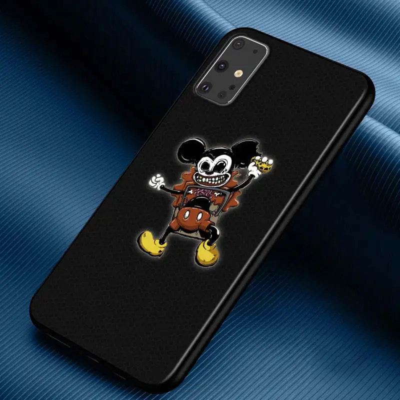 Dark Mickey Mouse For Samsung Galaxy S22 S21 FE Ultra Pro A03S A13 A53 A33 A03 M32 M22 M12 M52 A22 4G M21 Soft Phone Case kawaii phone cases samsung Cases For Samsung