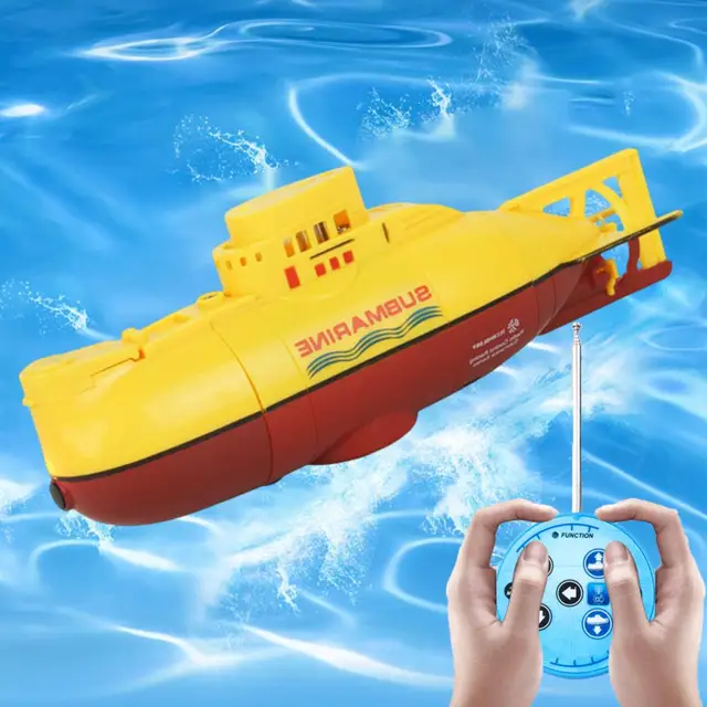1 Set Mini Remote Control Submarine Classic Toy RC Submarine Toy Rechargeable Model Toys Remote Control Toy Simulation Boat 4