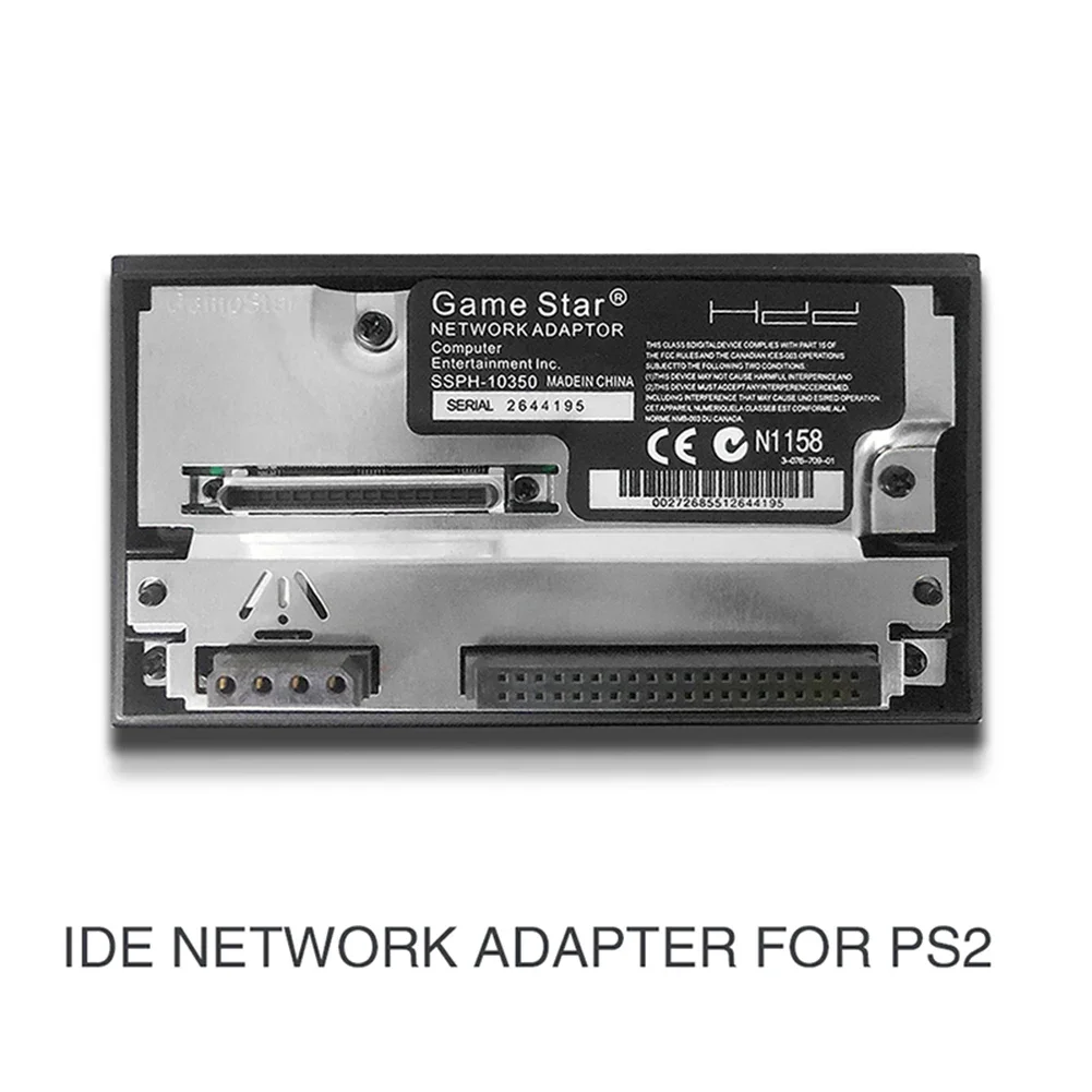 Portable Network Card SATA/IDE Interface Universal Game Console Network Adapter 2.5/3.5 Inch SATA HDD Gaming Accessories for PS2