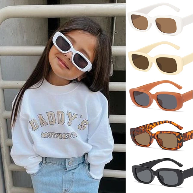 Children Cute Vintage Frosted Rectangle UV400 Sunglasses Outdoor Girls Boys  Sweet Sunglasses Protection Classic Kids Sunglasses - AliExpress