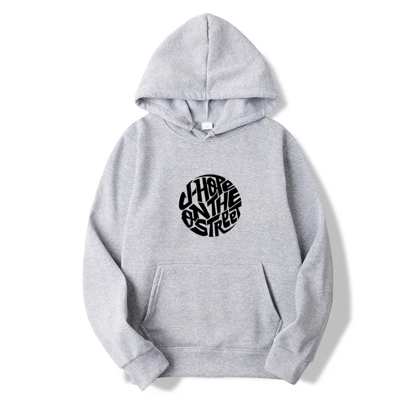 J-Hope On The Street Hoodies Fashion Kpop Letter Print Hoodie Women Autumn Loose Sweatshirt Female Streetwear Clothes 6